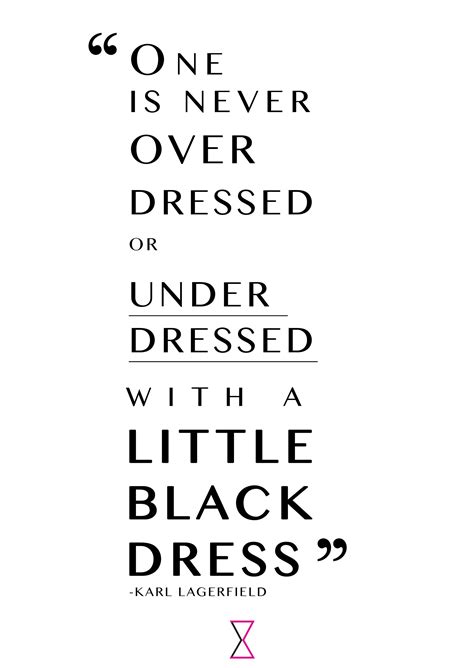 karl lagerfeld quotes little black dress